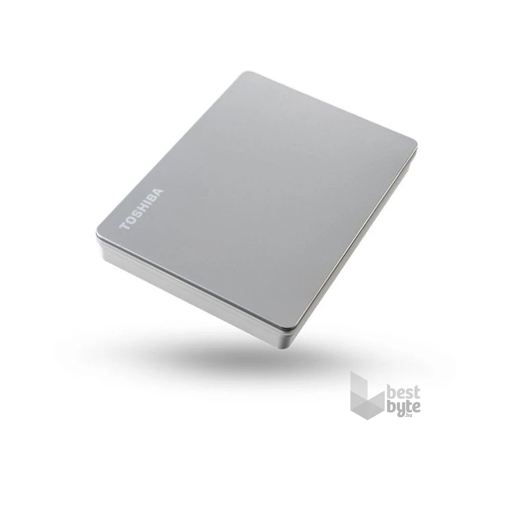 Toshiba Külső HDD 2.5" - 4TB Canvio Flex Ezüst (USB3.2 Gen 1. (USB-A, USB Type-C; ~5Gbps; exFAT+; Mac kompatibilis)