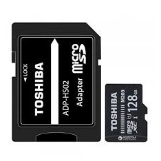 Toshiba M203 128GB SD micro (SDXC Class 10 UHS-I U1) (THN-M203K1280EA) memória kártya adapterrel