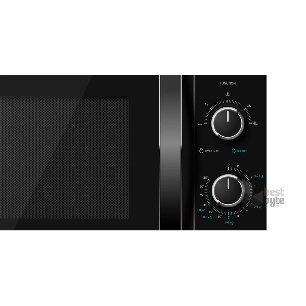 Toshiba MWP-MM20P BK 700W 20L fekete mikrohullámú sütő