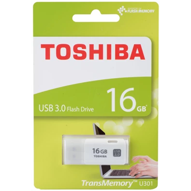 Toshiba UT16GHW3 16GB USB3.0 "Hayabusa" fehér Flash Drive