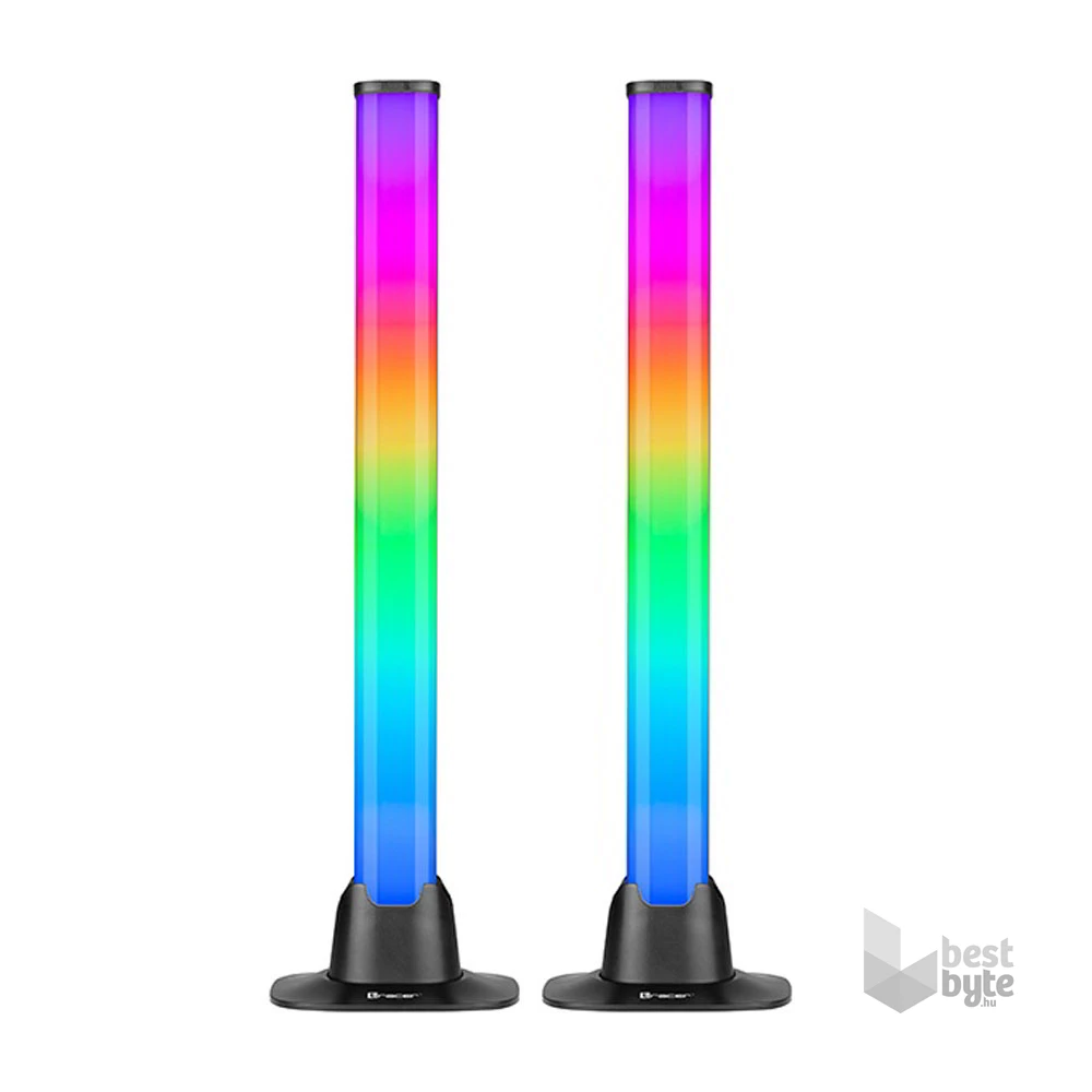 Tracer TRAOSW47008 Ambience Smart Desk 5 W/10 világítási mód/USB/Bluetooth 5.0/RGB világítás/fekete/gamer/asztali lámpa