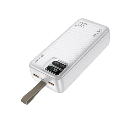 Tracer Blaze 30 000 mAh PD 65W Quick Charge 3.0 fehér hordozható power bank