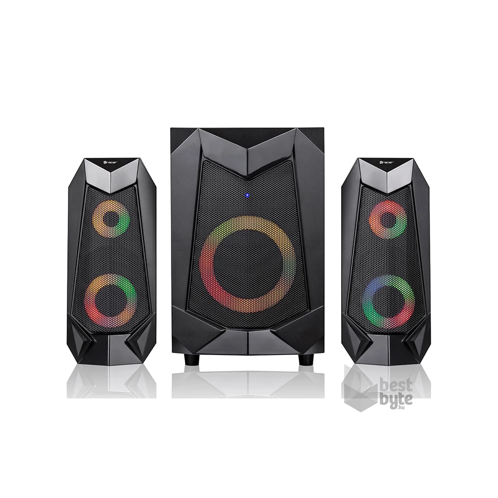 Tracer TRAGLO46497 Hi-Cube RGB Flow GameZone 2.1 asztali hangszóró