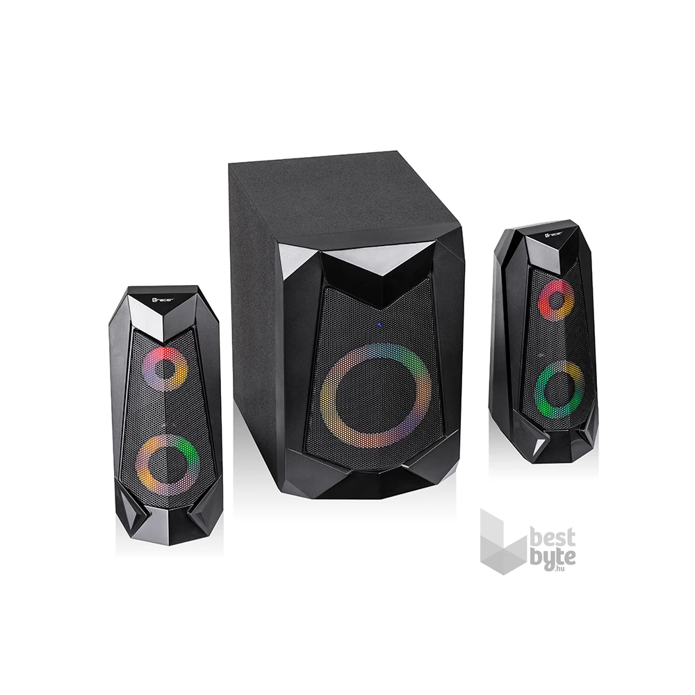 Tracer TRAGLO46497 Hi-Cube RGB Flow GameZone 2.1 asztali hangszóró