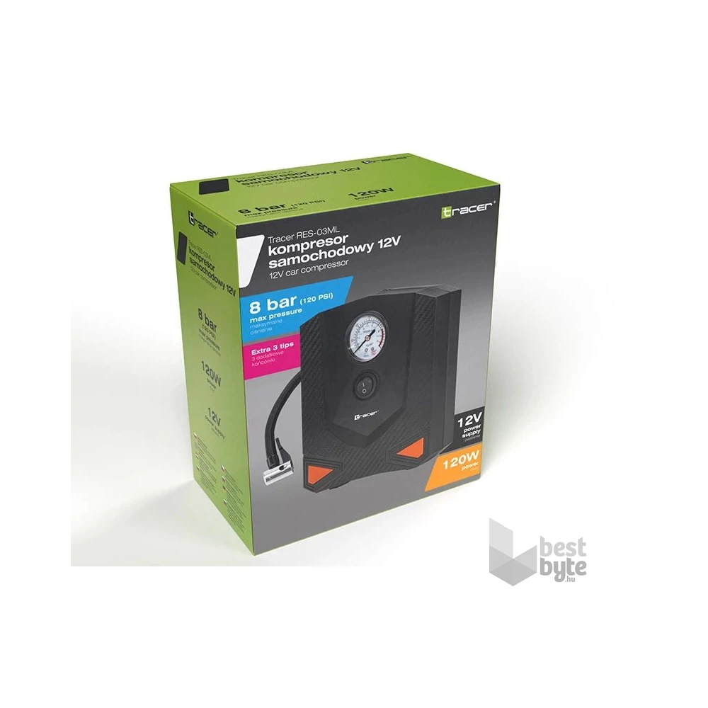 Tracer RES-03ML 120W fekete elektromos kompresszor