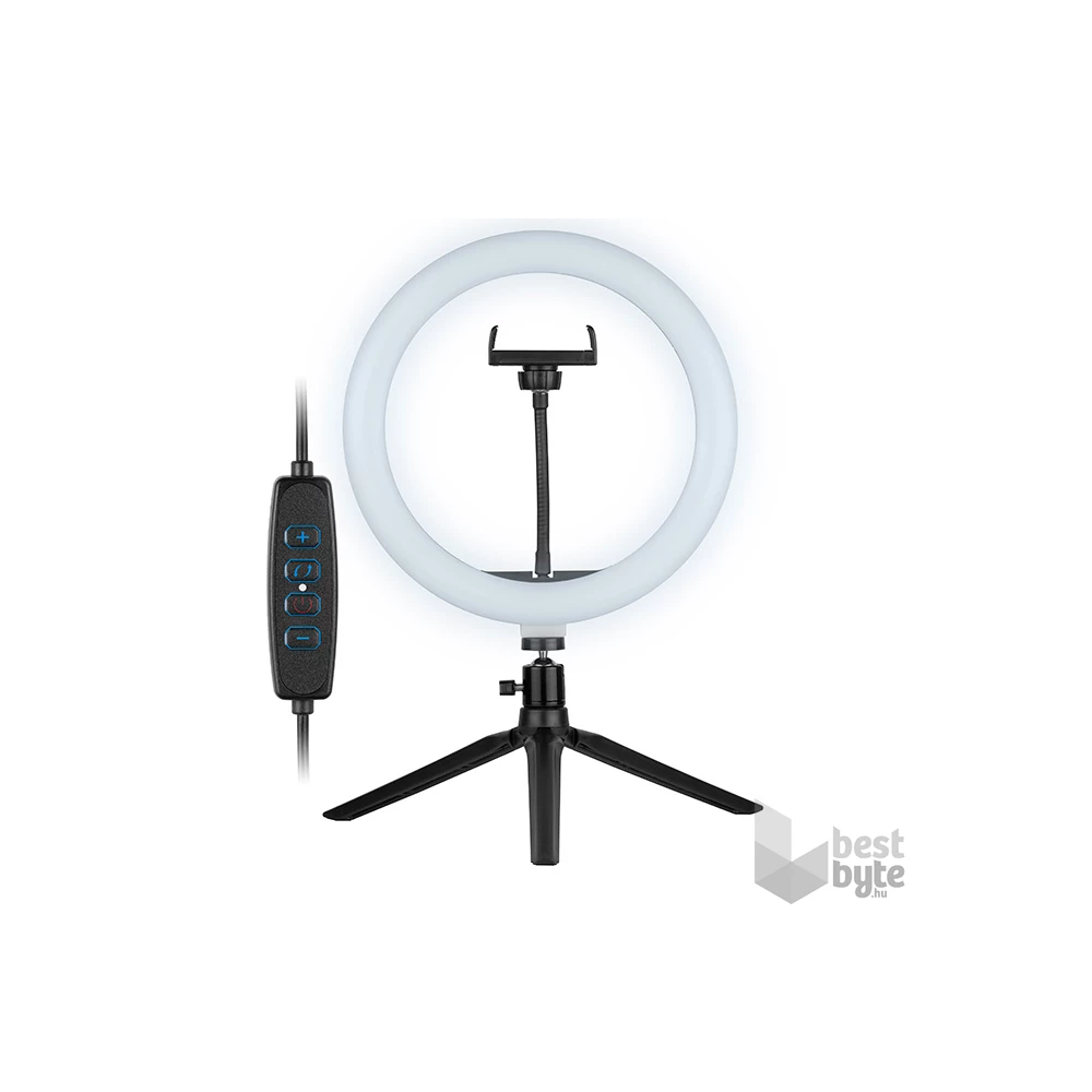 Tracer TRAOSW46747 Ring Light 10 W/26 cm/600-1300 lm/gyűrűs LED lámpa mini állvánnyal