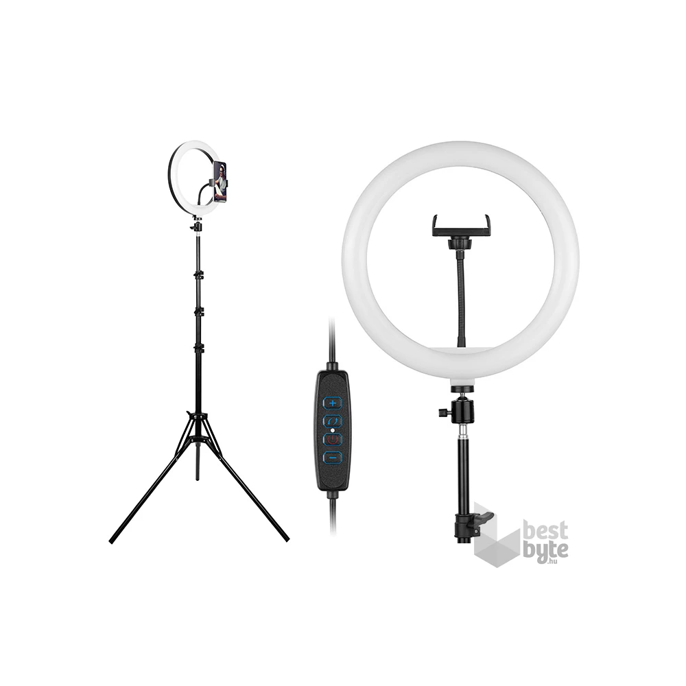 Tracer TRAOSW46745 Ring Light 15 W/30 cm/900-1700 lm/gyűrűs LED lámpa normál állvánnyal