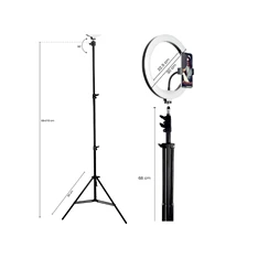 Tracer TRAOSW46745 Ring Light 15 W/30 cm/900-1700 lm/gyűrűs LED lámpa normál állvánnyal