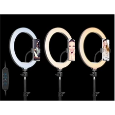 Tracer TRAOSW46745 Ring Light 15 W/30 cm/900-1700 lm/gyűrűs LED lámpa normál állvánnyal