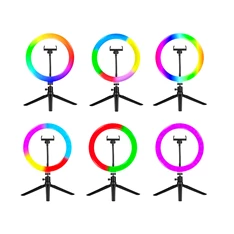 Tracer TRAOSW46807 Ring Light 8 W/26 cm/600-1700 lm/RGB/gyűrűs LED lámpa mini állvánnyal