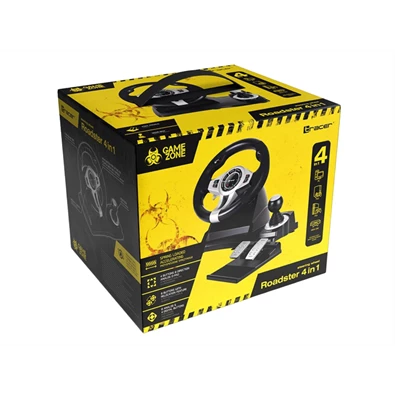 Tracer TRAJOY46524 Roadster 4in1 PC/PS3/PS4/Xbox/One/Nintendo Switch fekete-ezüst gamer kormány