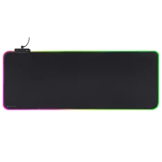 Tracer TRAPAD47549 Maxi RGB GameZone 800x300 mm RGB világítás szövet fekete billentyűzet és egérpad