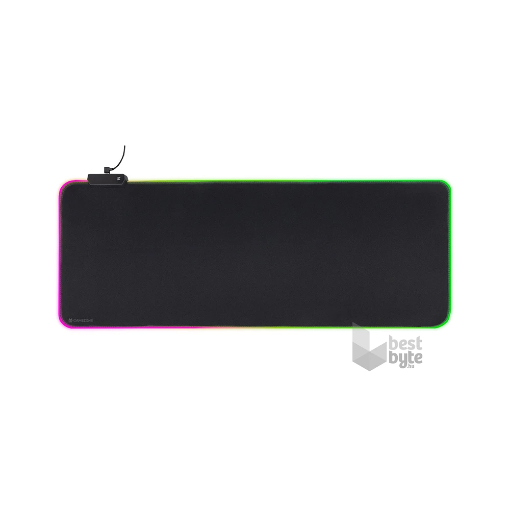 Tracer TRAPAD47549 Maxi RGB GameZone 800x300 mm RGB világítás szövet fekete billentyűzet és egérpad