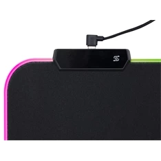 Tracer TRAPAD47549 Maxi RGB GameZone 800x300 mm RGB világítás szövet fekete billentyűzet és egérpad