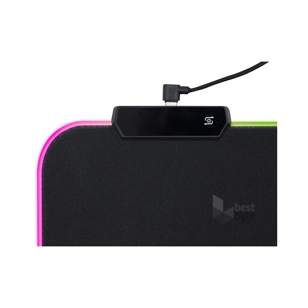Tracer TRAPAD47549 Maxi RGB GameZone 800x300 mm RGB világítás szövet fekete billentyűzet és egérpad
