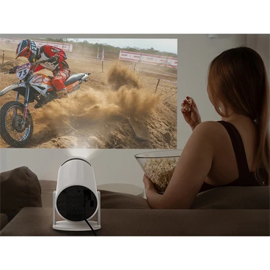 Tracer Vision Pro, HD 720p, 200 ANSI, WiFi, Bluetooth, 180°-os vetítési szög, hangszóró, multimédia projektor