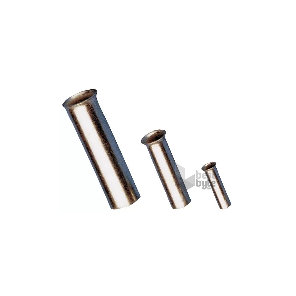 Tracon E03N szigeteletlen 1mm2 (hossz: 10mm) érvéghüvely 100db/csomag