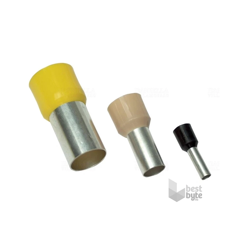 Tracon E127 16 mm2 100 db/csomag Szigetelt zöld érvéghüvely