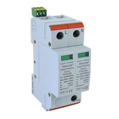 Tracon ESPD1+2-50-1P egybeépített T1+T2 AC típusú túlfeszültség levezető