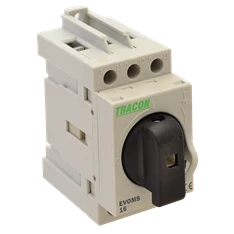 Tracon EVOMS40/3 400V, 50Hz, 40A, 3P, 10mm2 sorolható lakatolható szakaszoló kapcsoló