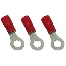 TRACON PSZ4 8x4.3 mm 100 db Szigetelt piros szemes saru