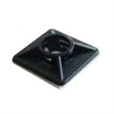 TRACON TALP191 100/db 19x19 mm fekete kábelkötegelő talp