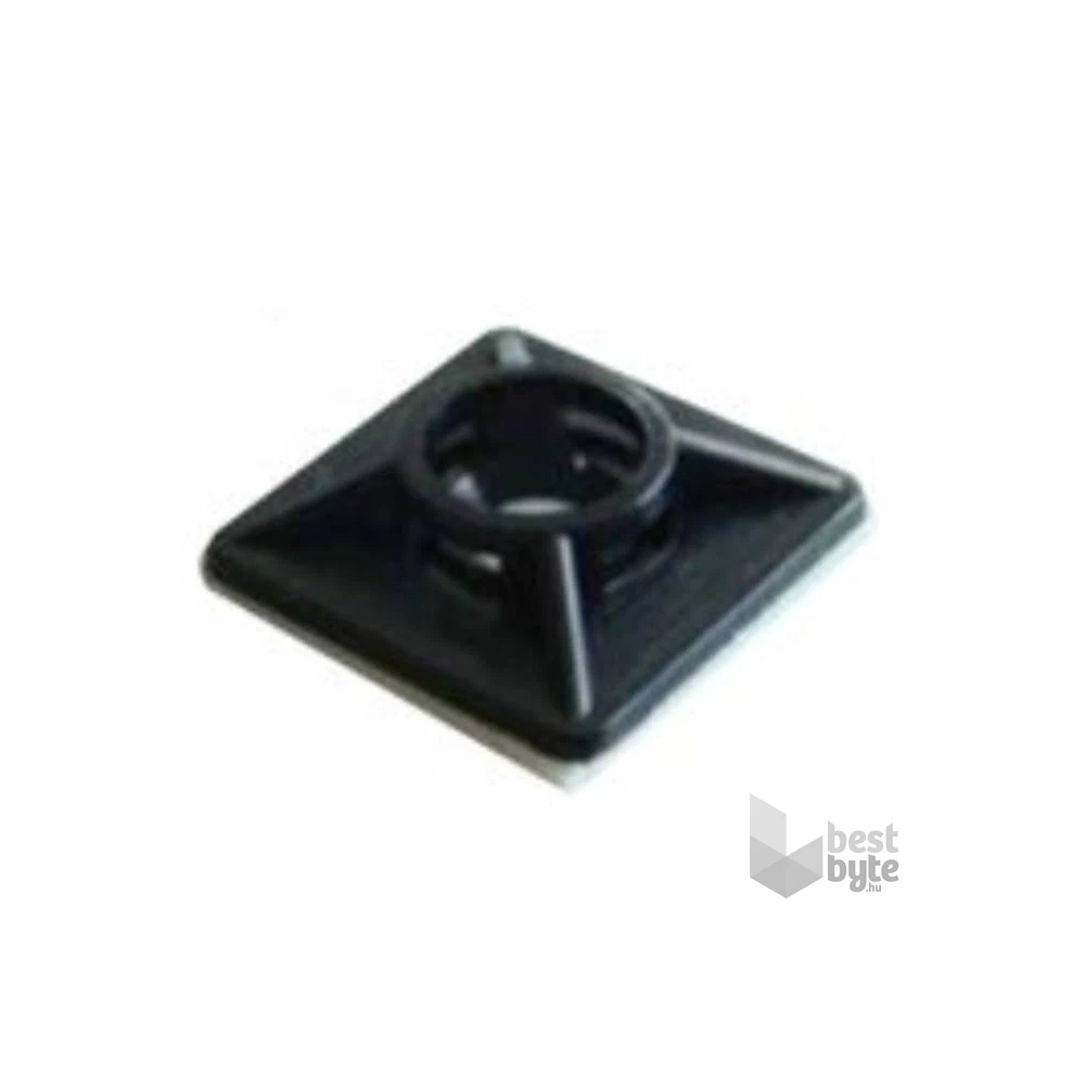 TRACON TALP191 100/db 19x19 mm fekete kábelkötegelő talp