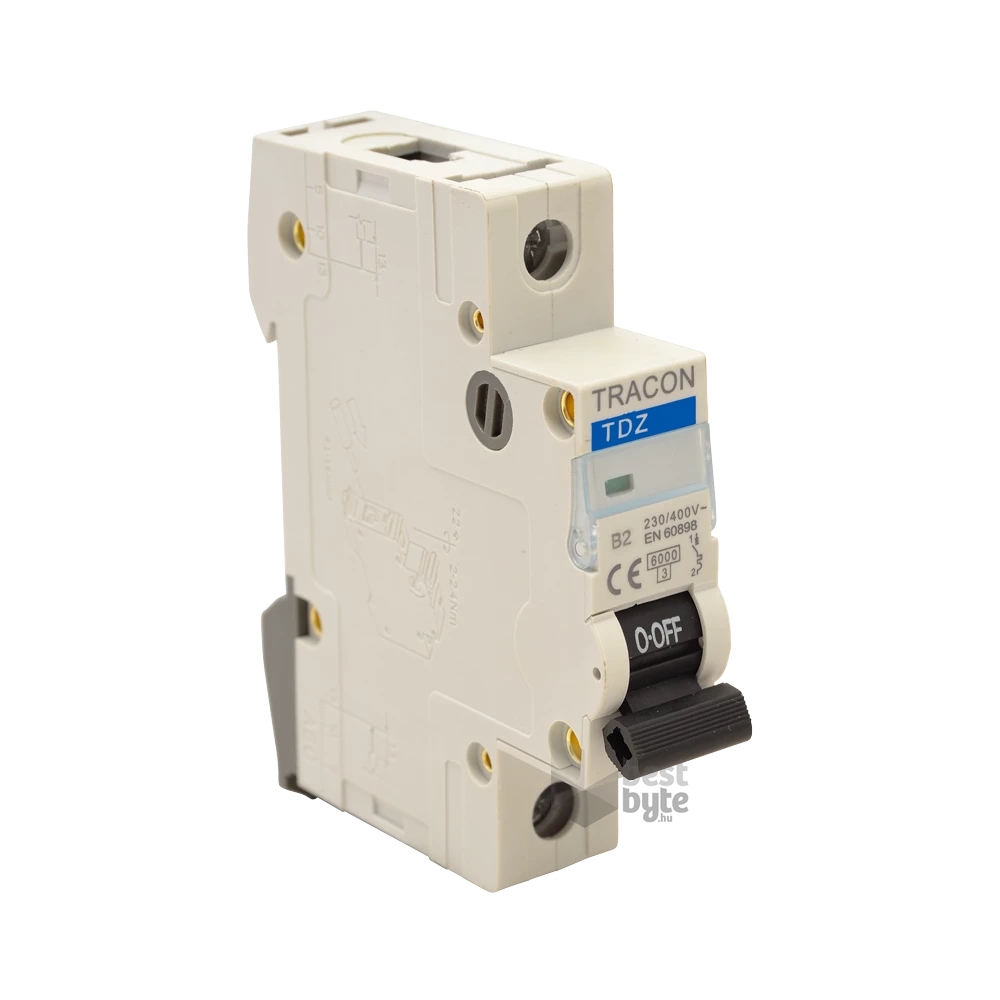 Tracon TDZ-1C-10 sorolható C-1P-10A kismegszakító