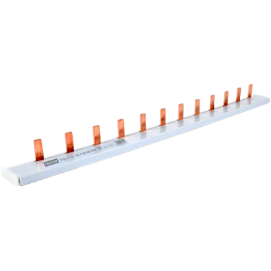 Tracon TFSS-1 csapos kivitelű max.63A/ 230/400VAC/1P/ 56modul/ 1m soroló sín