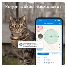 Tractive GPS CAT Mini barna macska GPS nyomkövető és tevékenységfigyelő