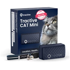 Tractive GPS CAT Mini kék macska GPS nyomkövető és tevékenységfigyelő