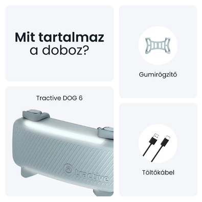 Tractive GPS DOG 6 menta kutya GPS nyomkövető és tevékenységfigyelő