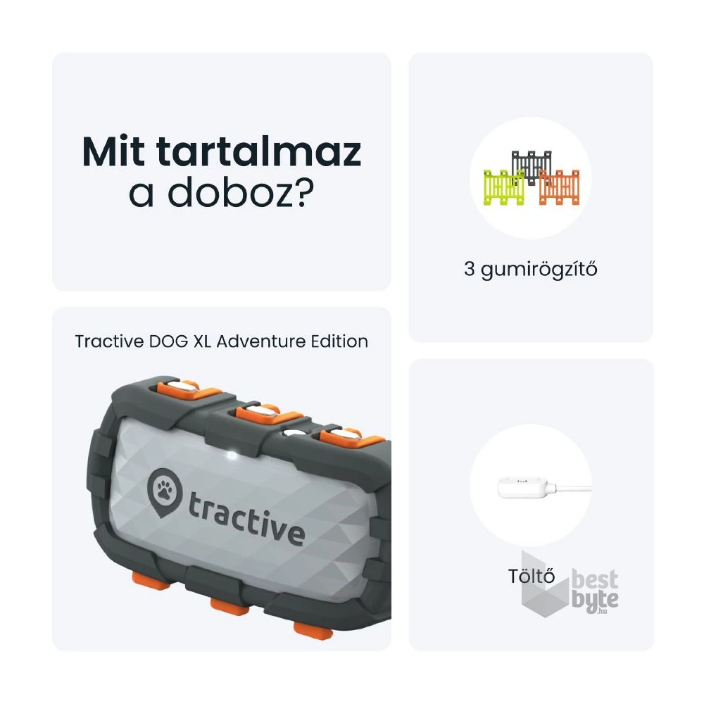 Tractive GPS DOG XL Adventure Edition kutya GPS nyomkövető és tevékenységfigyelő