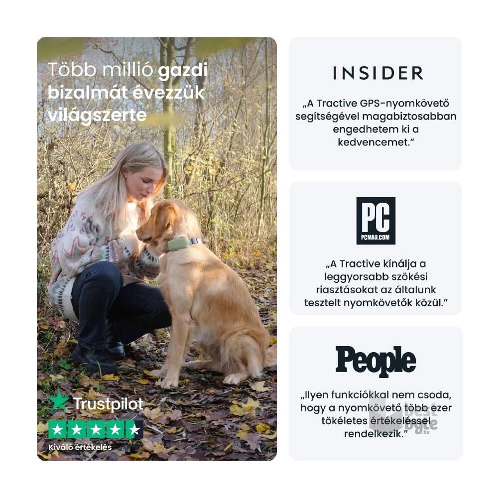 Tractive GPS DOG XL zöld kutya GPS nyomkövető és tevékenységfigyelő