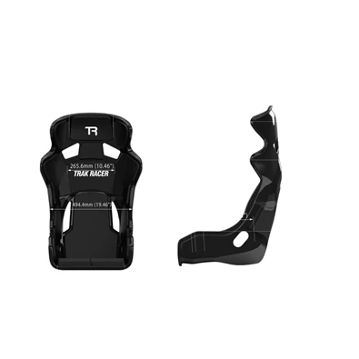 Trak Racer SA-11 Black GT Style TR Series Fiberglass Seat versenyülés