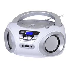 Trevi CMP 544BT hordozható fehér Bluetooth/FM/USB/AUX/CD boombox