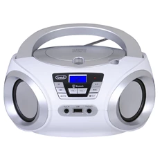 Trevi CMP 544BT hordozható fehér Bluetooth/FM/USB/AUX/CD boombox
