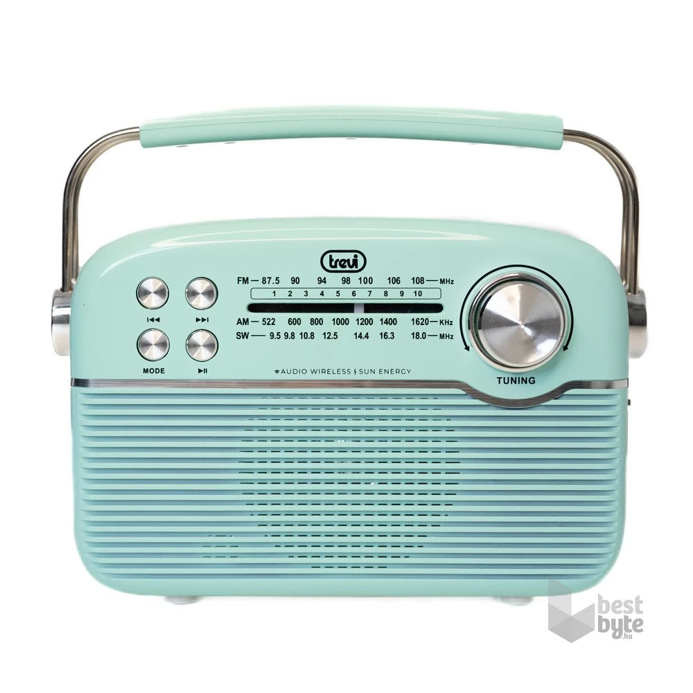 Trevi RA7F50BT Tiffany zöld Vintage rádió