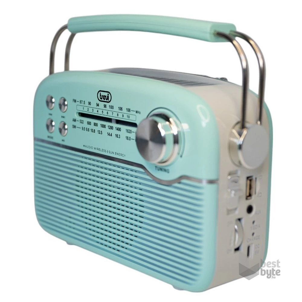 Trevi RA7F50BT Tiffany zöld Vintage rádió