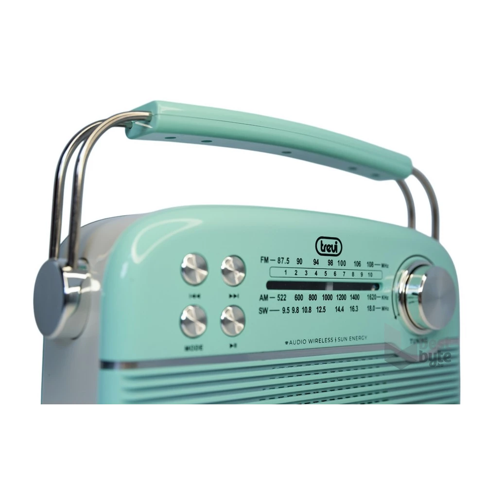 Trevi RA7F50BT Tiffany zöld Vintage rádió