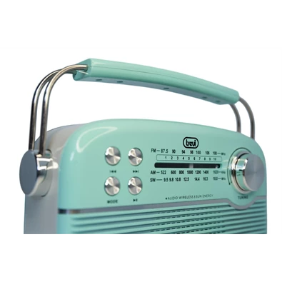 Trevi RA7F50BT Tiffany zöld Vintage rádió