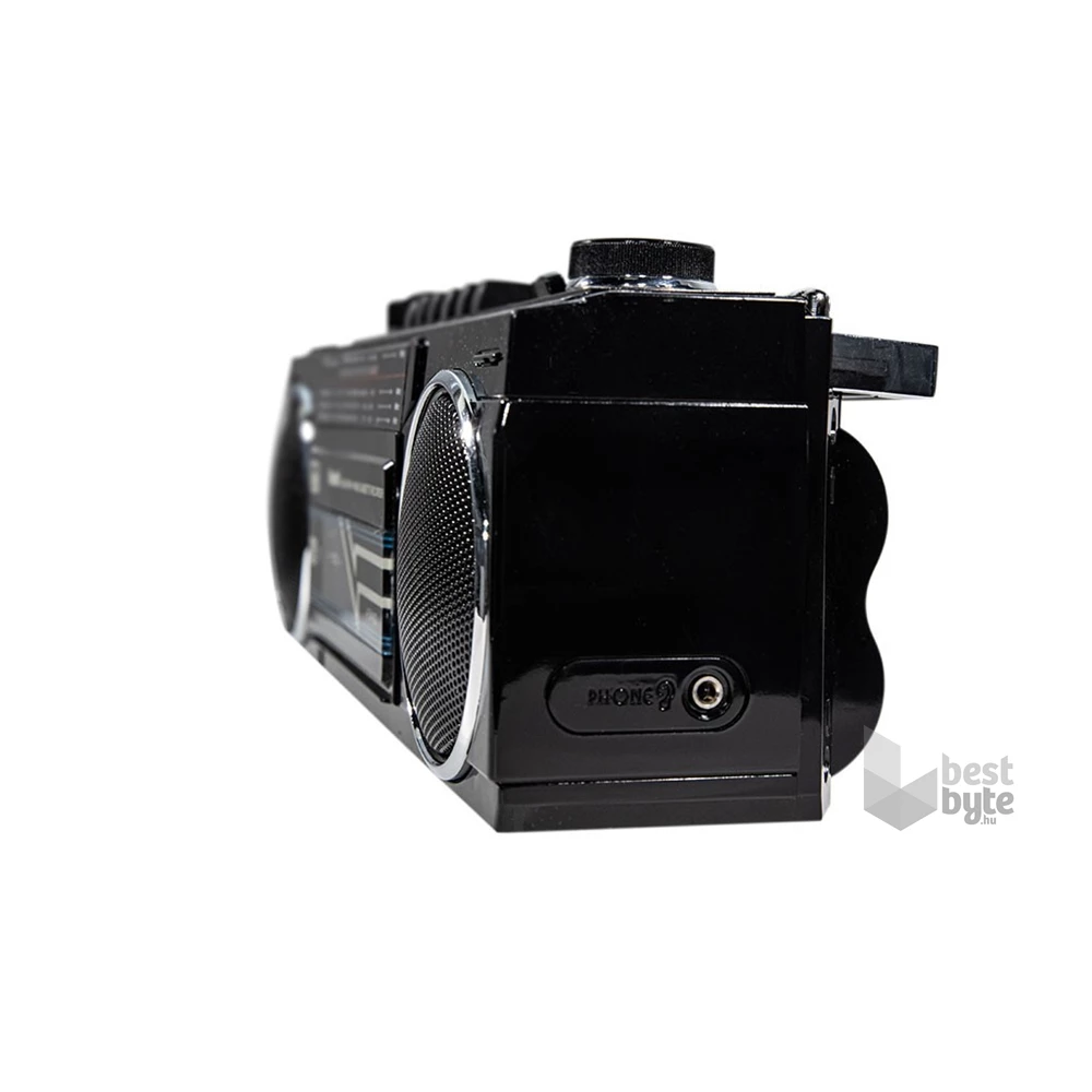 Trevi RR501 retro Bluetooth/USB fekete kazettás rádió