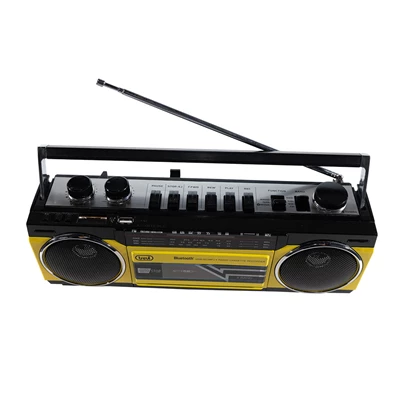 Trevi RR501 retro Bluetooth/USB sárga kazettás rádió