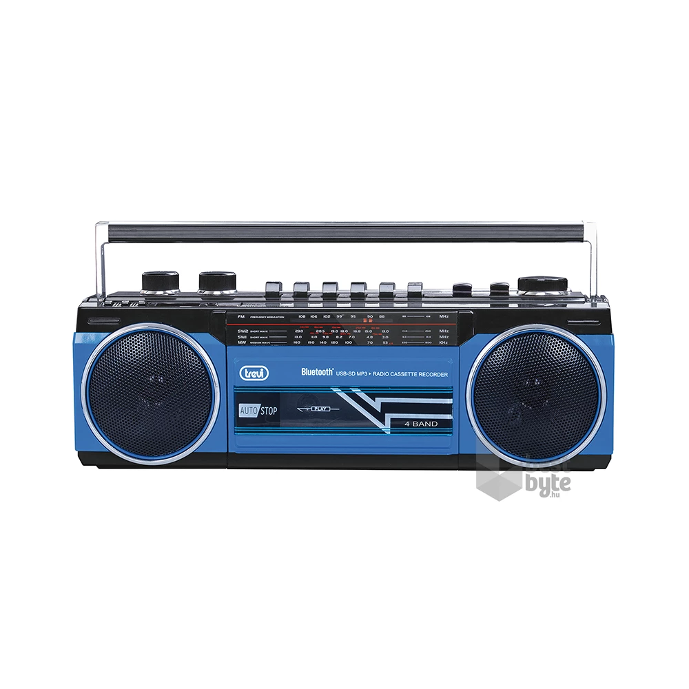 Trevi RR501 retro Bluetooth/USB kék kazettás rádió