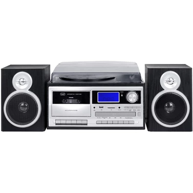 Trevi TT 1070 E Black fekete retro bakelit lemezjátszó