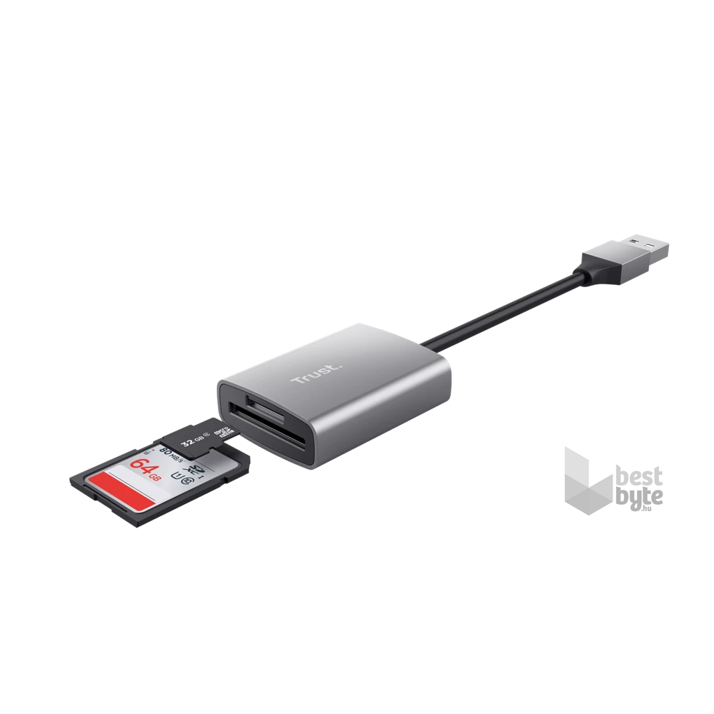 Trust Dalyx Fast USB3.2 microSD/SD kártyaolvasó