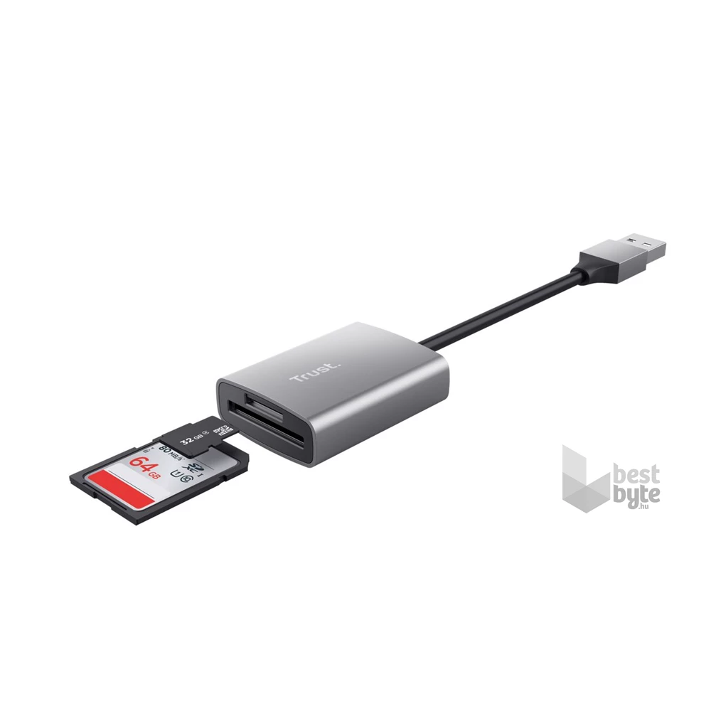 Trust Dalyx Fast USB3.2 microSD/SD kártyaolvasó
