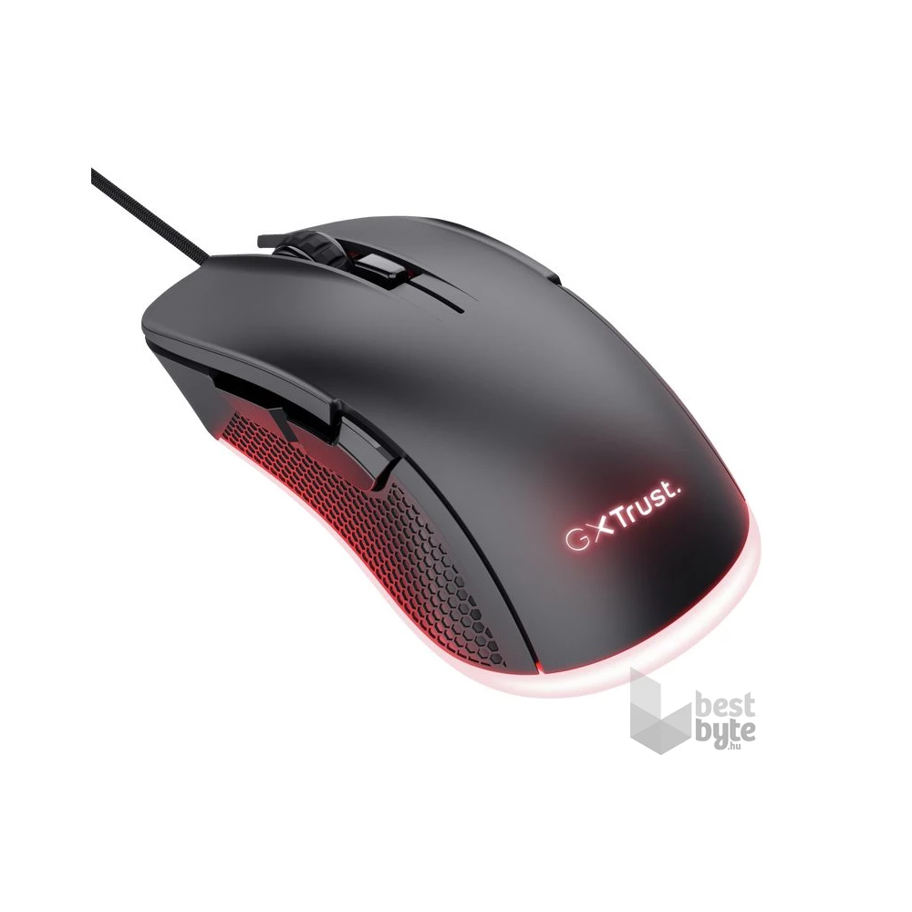 Trust GXT 922 Ybar USB RGB fekete egér