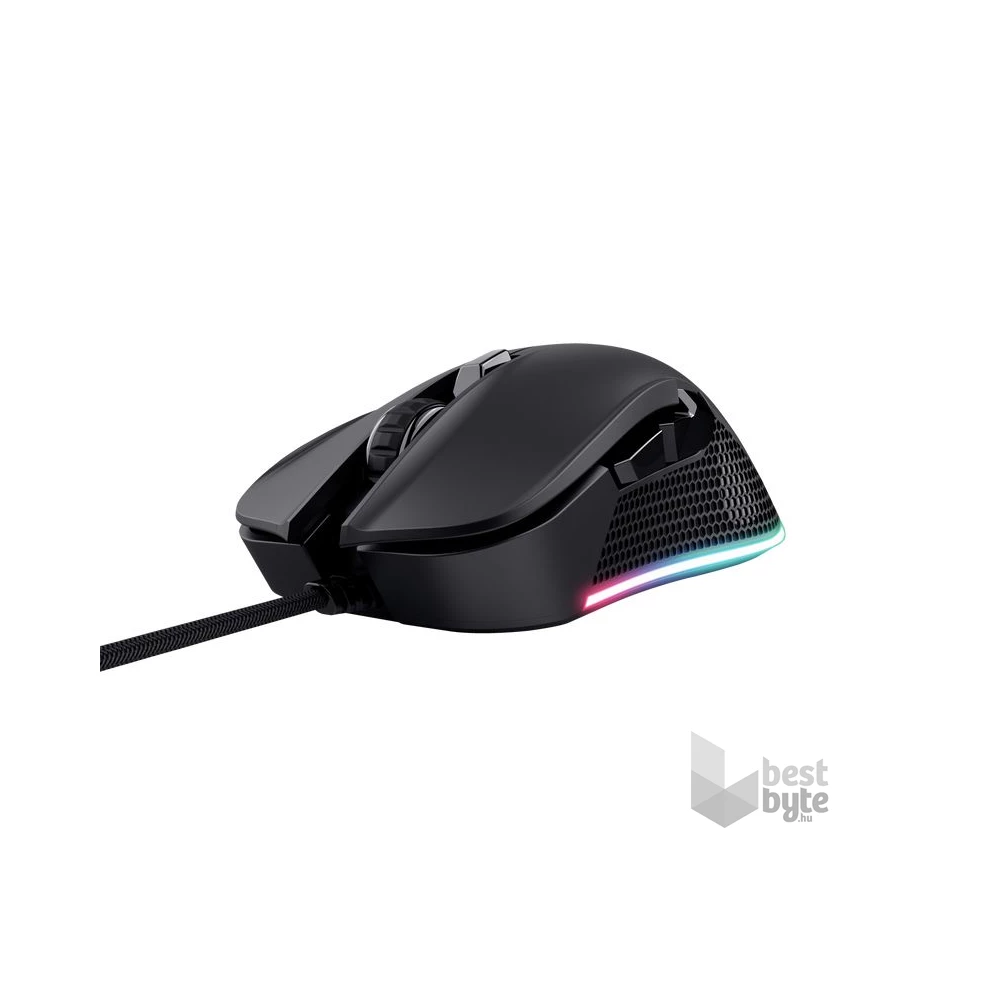 Trust GXT 922 Ybar USB RGB fekete egér