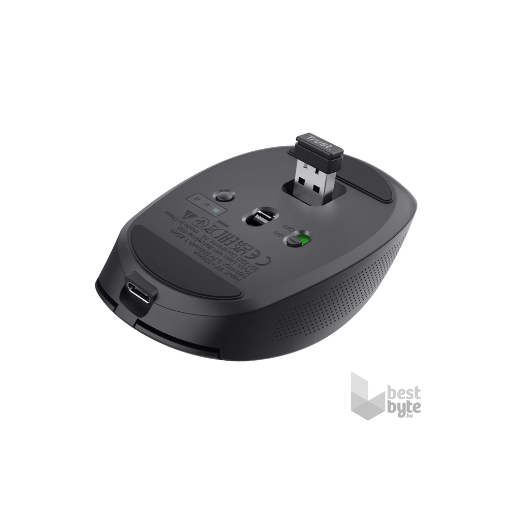 Trust Ozaa Compact vezeték nélküli fekete egér